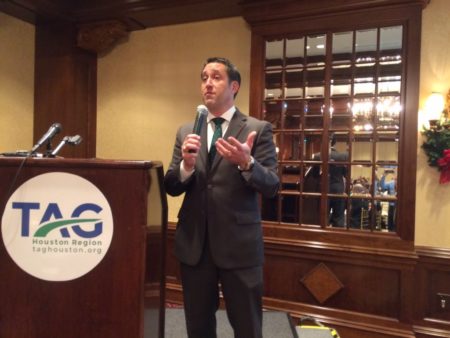 Texas Comptroller Glenn Hegar says the economic impact from Harvey is minimal for the state in relative terms.