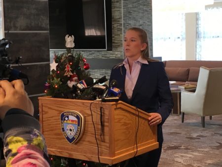 Dr. Michelle McNutt, with Memorial Hermann Hospital, says cooking fires are all too common during the holidays, at a press conference on December 1st, 2017.
