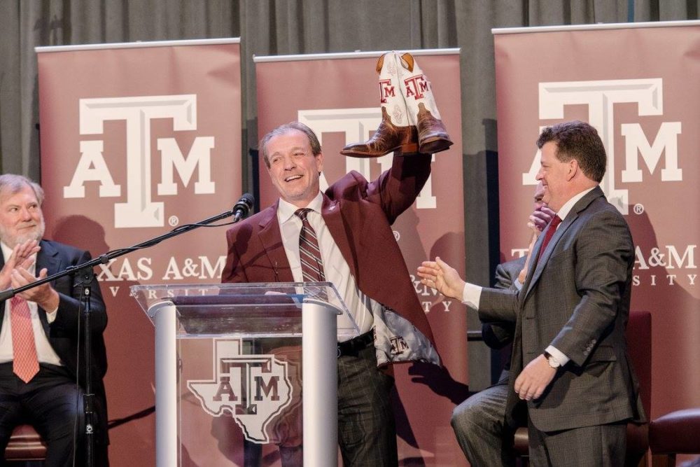 Jimbo Fisher was lured away from Florida State with a 10-year, $75 million contract at Texas A&M. Fisher was formally introduced at Texas A&M on Monday.