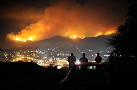 California wildfires reaching LA