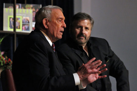 Dan Rather and Ernie Manouse