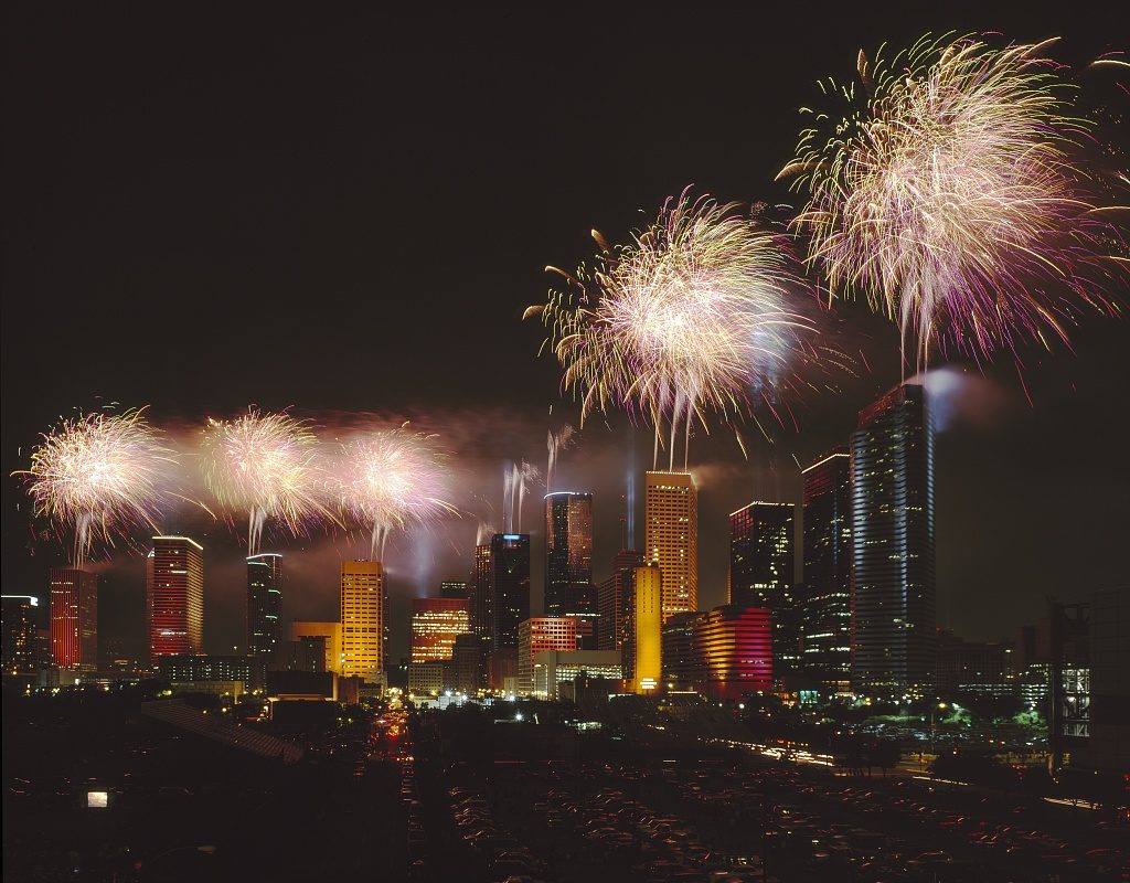 firework shows in houston fourth of july