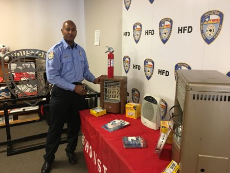 Houston Fire Department Spokesman Kenyatta Parker says it's always a good idea to  have a fire extinguisher handy.