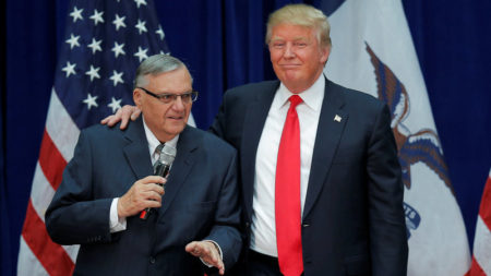 Former Maricopa County Sheriff Joe Arpaio helped President Trump during his 2016 campaign — and now he wants to help him in Washington.