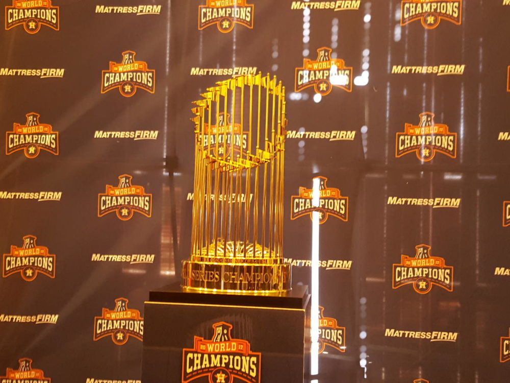 Houston Astros set to kick off championship trophy tour