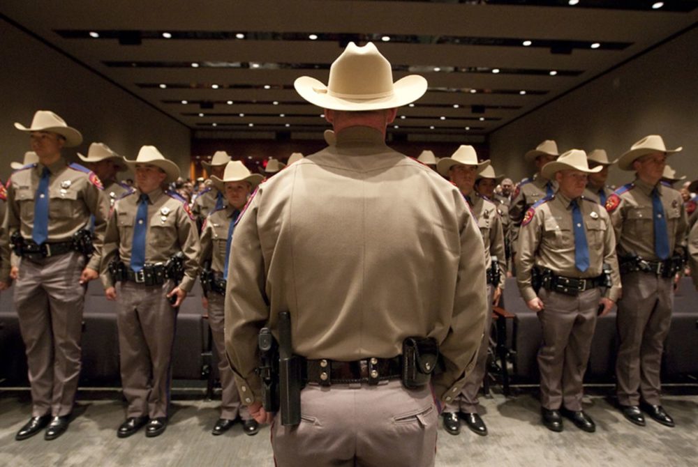 Texas Department of Public Safety recruit graduation class on April 7th, 2011 in Austin, Texas 