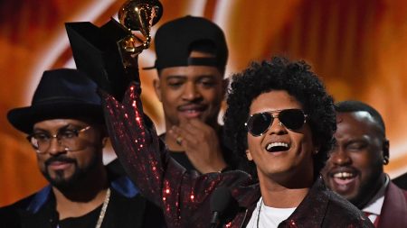 Bruno Mars swept the major categories at the 2018 Grammy Awards.