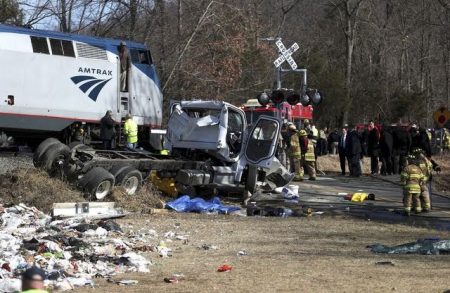 No serious injuries were reported aboard the chartered Amtrak train, which set out from the nation’s capital with lawmakers, family members and staff for the luxury Greenbrier resort in White Sulphur Springs, West Virginia.
