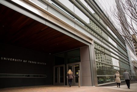 The University of Texas System building in Austin on Feb. 7. 2017.