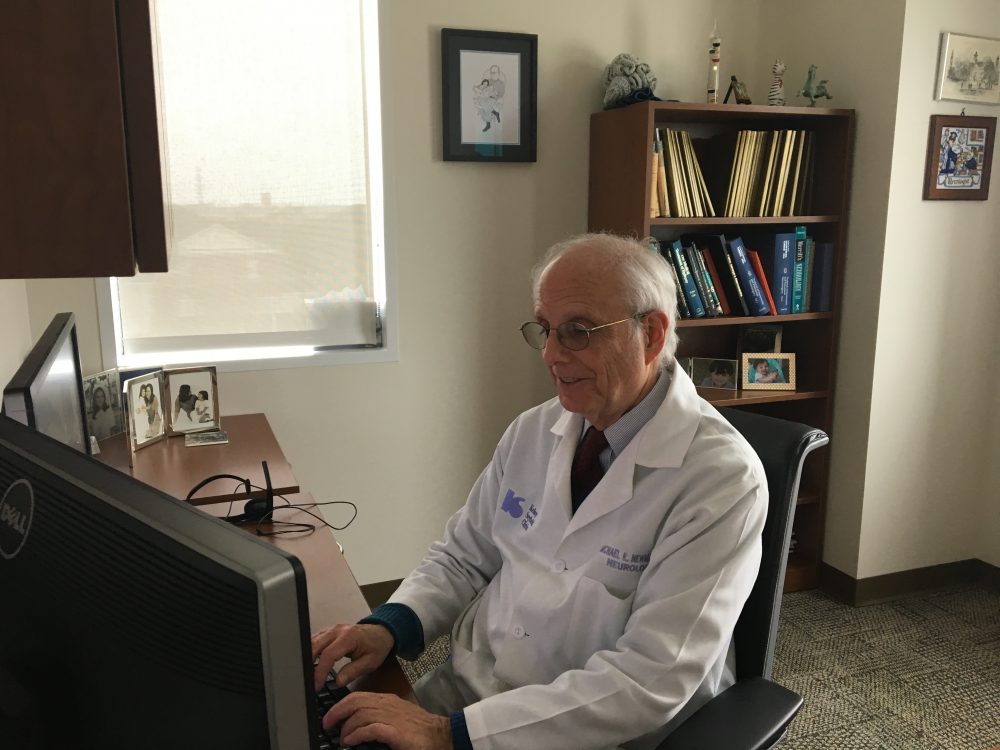 Dr. Michael Newmark, who works at Houston's Kelsey-Seybold Clinic, is one of the 21 physicians that have so far been approved by the Texas Department of Public Safety to prescribe low-THC cannabis treatments for intractable epilepsy.