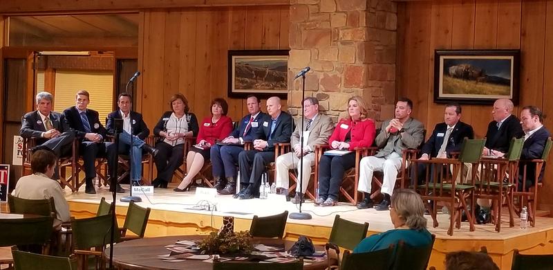 16 of the 18 republican candidates running in the open CD 21 Race
