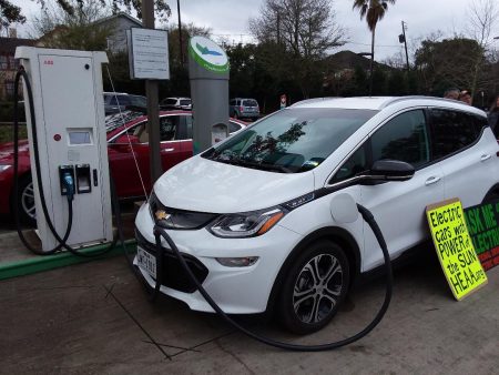 Environment Texas expects many more cars like this Chevy Bolt will need charging stations in the years to come.