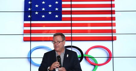 Scott Blackmun is resigning as CEO of the US Olympic Committee, citing health problems as the reason he'll depart after leading the federation for more than eight years.