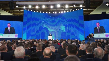 Russian President Vladimir Putin discussed the new missile during his annual state of the nation address in Moscow on Thursday.