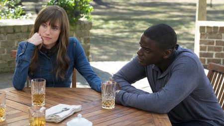 Allison Williams and Daniel Kaluuya in Get Out.
