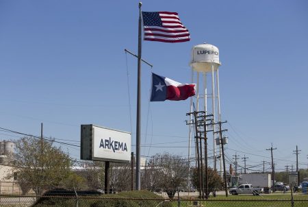 The Arkema chemical plant in Crosby, where a pressure release after a power failure during Hurricane Harvey caused an evacuation.