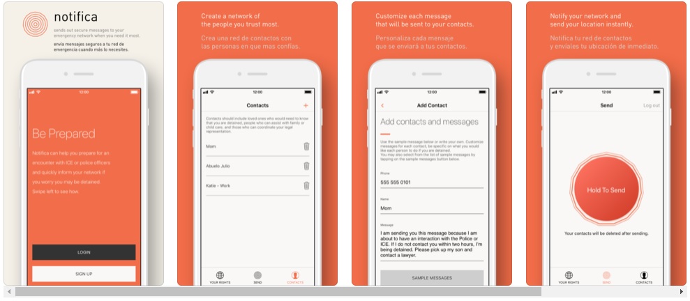 The group United We Dream wants to help persons at risk of being detained and, potentially, getting deported through the Notifica app.