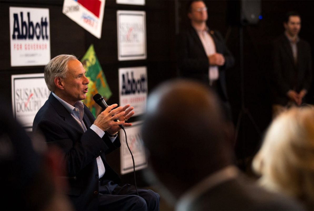 Texas Gov. Greg Abbott Vows To Challenge Lupe Valdez On Border Issues ...