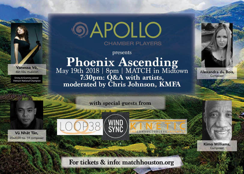 Poster for the Apollo Chamber Players' Phoenix Ascending