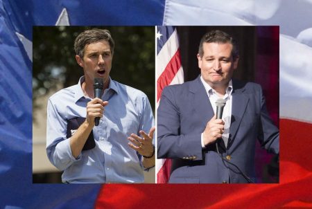 U.S. Rep. Beto O'Rourke (left), D-El Paso, and U.S. Sen. Ted Cruz, R-Texas.