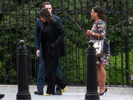 TV personality Kim Kardashian West went to the White House on May 30 to lobby for the release of Alice Marie Johnson.