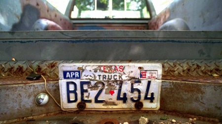 In a Thursday, June 11, 1998, file photo, the rear of the 1982 pickup truck owned by Shawn Allen Berry of Jasper, Texas, is shown. The vehicle was used in the dragging death of James Byrd, Jr.