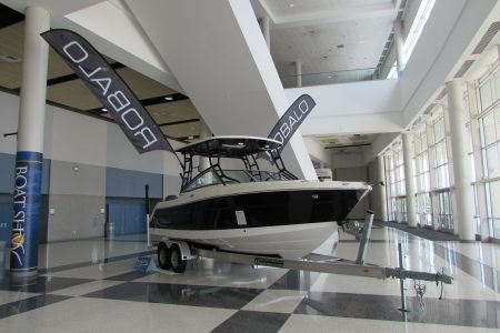 On display in the lobby of the Houston Boat Show