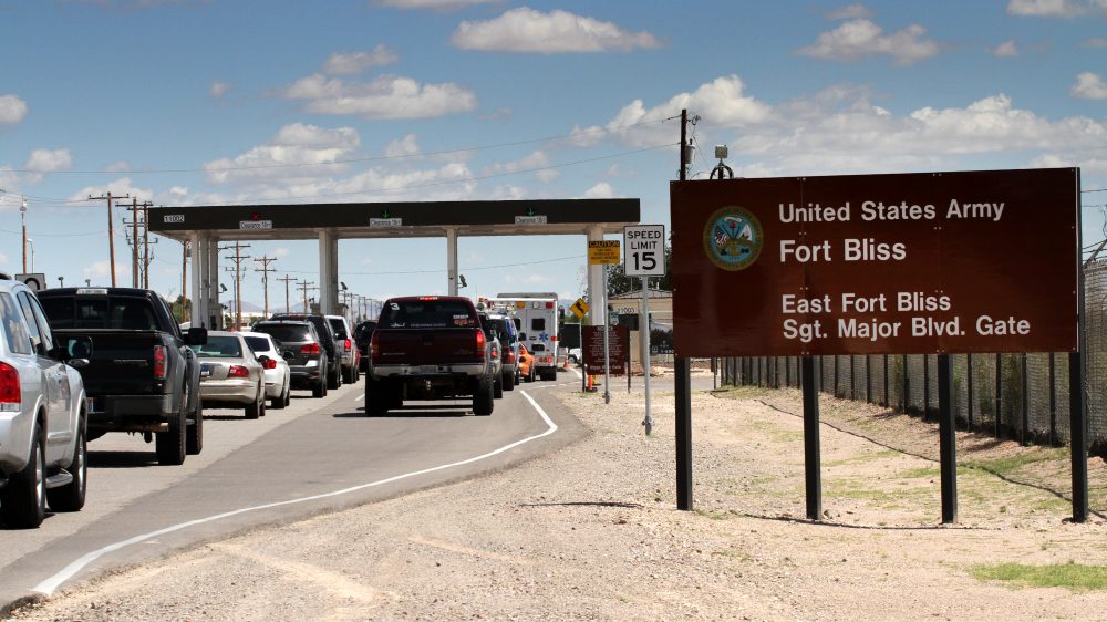 A U.S. official told NPR that a camp for families would be housed at Fort Bliss in El Paso, Texas.
