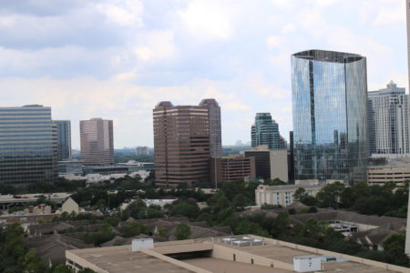 Many Houston offices remain empty as a result of the oil downturn.