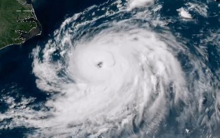The National Weather Service informed on the afternoon of Tuesday July 10, 2018, that Tropical Storm Chris had reached hurricane strength while moving away from the U.S. coast in the Atlantic. However, no coastal watches or warnings were in effect at that moment and the system was expected to weaken by Thursday.