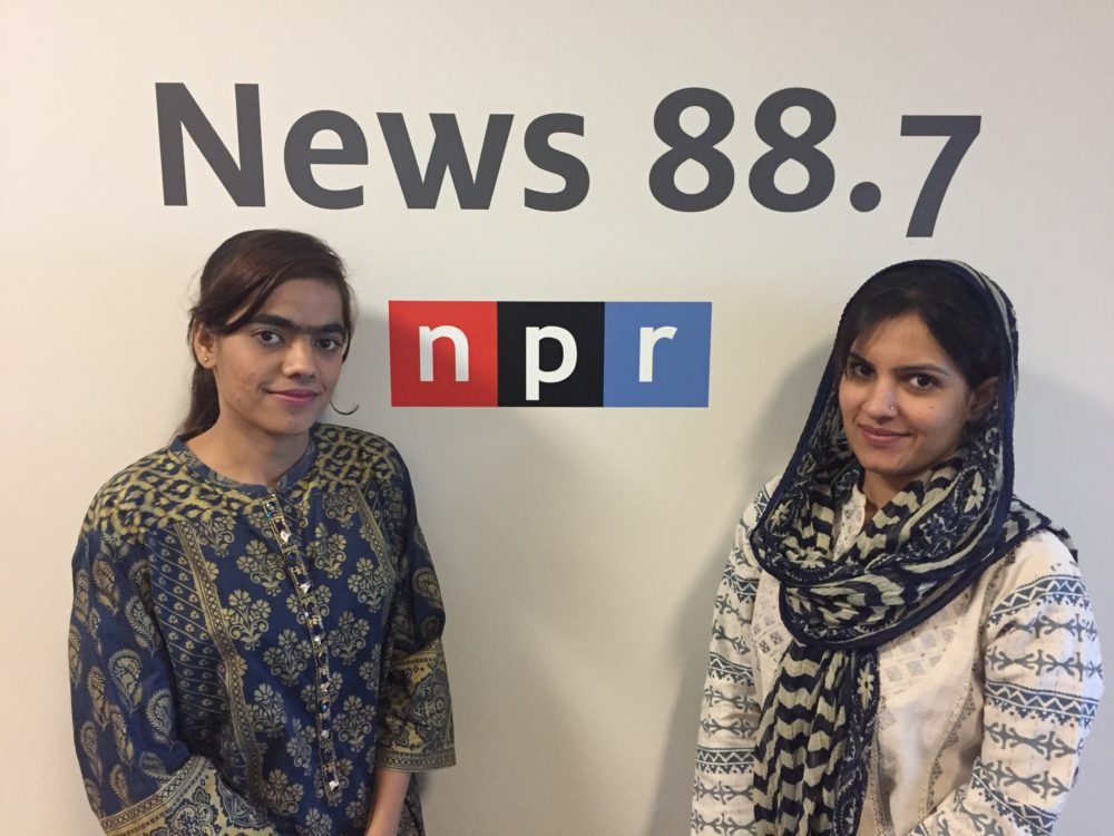 Eisyan Bibi Baloch with Radio Pakistan and Shahnila with Suno FM Radio Network participated in the U.S.-Pakistan Professional Partnership in Journalism at Houston Public Media.