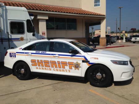 This file photo shows a patrol car used by the Harris County Sheriff’s Office.