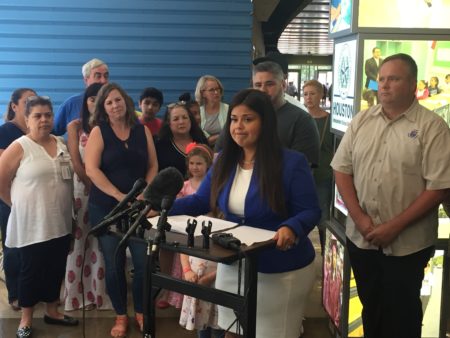 Trustee Elizabeth Santos told reporters that she believes the HISD budget can cover $6 million in scheduled raises for teachers.