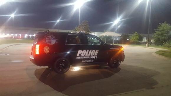 A Missouri City Police Department cruiser.