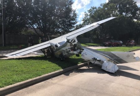 A DEA airplane crashed in Sugar Land on Sept. 19, 2018.