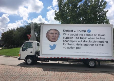 The 'Trump Tweet Truck'.