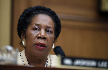 Ranking Member Rep. Sheila Jackson Lee, D-Texas, speaks during a hearing of the House Judiciary subcommittee on Crime, Terrorism, Homeland Security, and Investigations, on Capitol Hill, in Washington, Tuesday, April 4, 2017. (AP Photo/Alex Brandon)