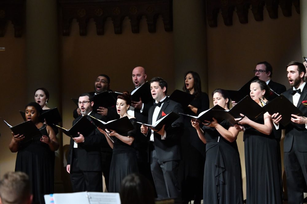 The Houston Chamber Choir in concert.