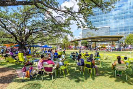 Houston's Levy Park has won the 2018 Open Space international award bestowed by the Urban Land Institute.