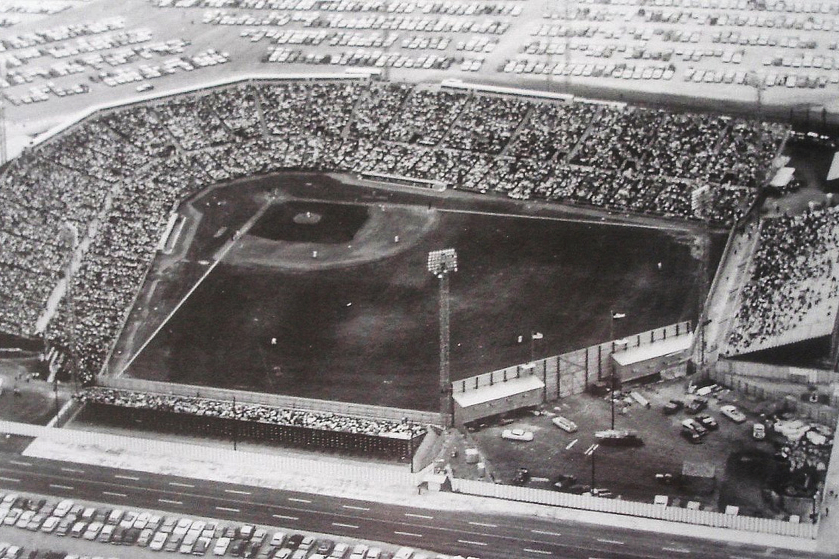 Baseball at the newly completed Astrodome in Houston, and