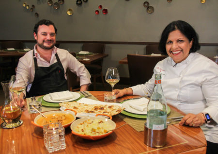 Chef David Cordua and Chef Kiran Verma