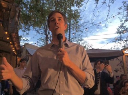 This file photo shows Former U.S. Congressman and Democratic presidential candidate Beto O'Rourke.