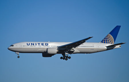 United Airlines saw a 17.3 percent year-over-year increase in transatlantic flights in October.