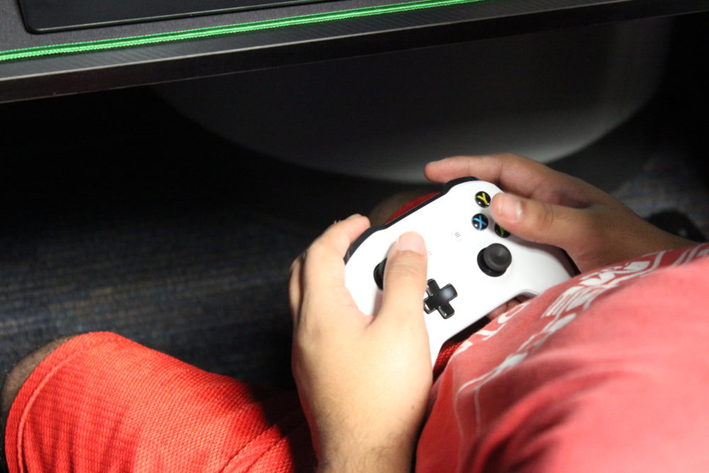 At the new esports center, UH-D students can switch from computer-based games to consoles like Xbox and PlayStation.