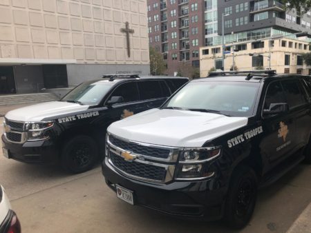 Authorities are conducting a search warrant at the Archdiocese of Galveston-Houston, located in downtown Houston, in connection with the investigation of Father Manuel La Rosa-Lopez.