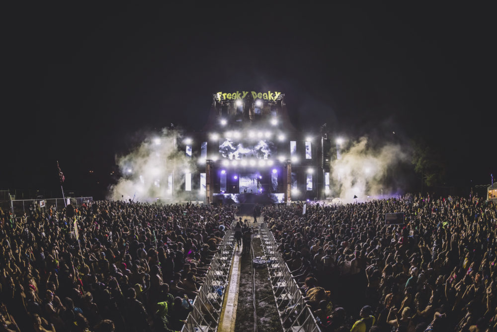 Pop Radio Steers Clear of EDM, Despite Huge Popularity in Houston 17 EDM fans pack the 2018 Freaky Deaky Music Festival in Houston, TX at Sam Houston Race Track, Oct. 27, 2018. (Photo Credit: Rukes, @rukes)