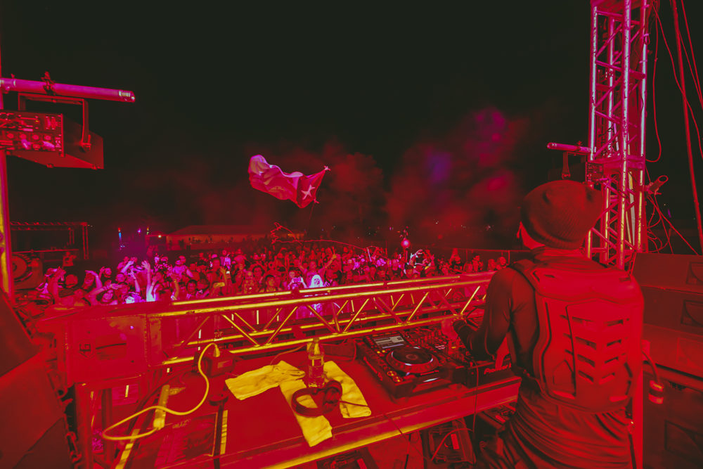 Pop Radio Steers Clear of EDM, Despite Huge Popularity in Houston 18 EDM DJ/Producer, ARTY performing as his alias, ALPHA 9, at Freaky Deaky Music Festival in Houston, TX on October 27, 2018. (Photo Credit: Jean Velez, @rudovell)