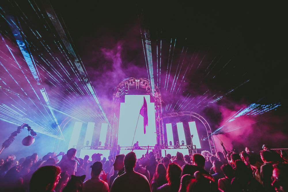 Pop Radio Steers Clear of EDM, Despite Huge Popularity in Houston 20 EDM DJ/Producer, ARTY performing as his alias, ALPHA 9, at Freaky Deaky Music Festival in Houston, TX on October 27, 2018. (Photo Credit: Jean Velez, @rudovell)