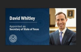 Abbott Selects Deputy Chief Of Staff As New Texas Secretary Of State