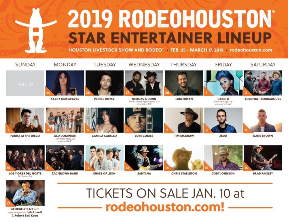 Hidalgo Recuses Herself From Two Lawsuits, Rodeo 2019 Concert Lineup
